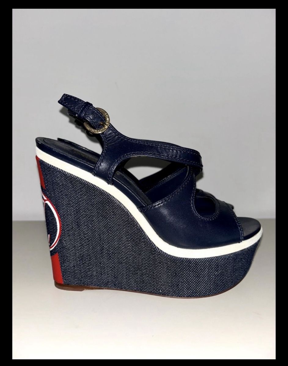 Louis Vuitton Scarpe da donna: Louis Vuitton Wedge-Sandalen 36.5 – Usato da Bern venduto da laila07 2
