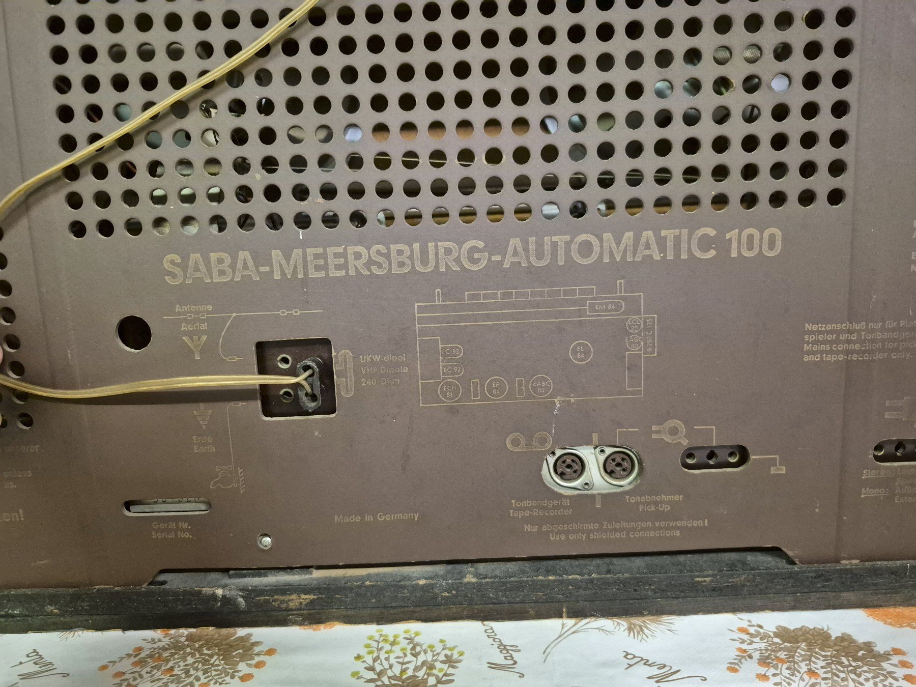 Saba Radio: Radio Saba Meersburg Automatic 100 – Difettoso da Aeschau venduto da winu5 4