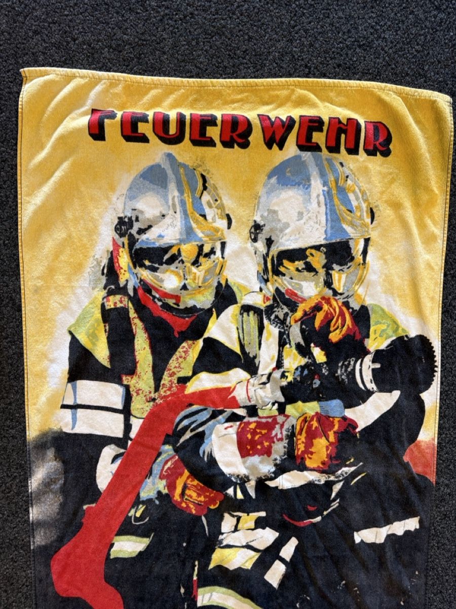 Teli da bagno: Bad/Frottiertuch Feuerwehr & Pompiers – Usato da Thun venduto da BanjoDan 1