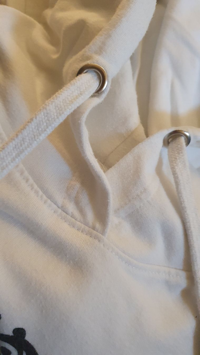 Pulls et sweat-shirts: léger sweat à capuche "Biker Girl" blanc – D'occasion à Tavannes par lanimeyl 4