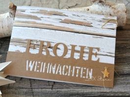 Stanzschabone Nr.47, Schriftzug FROHE (für Sizzix geeignet)