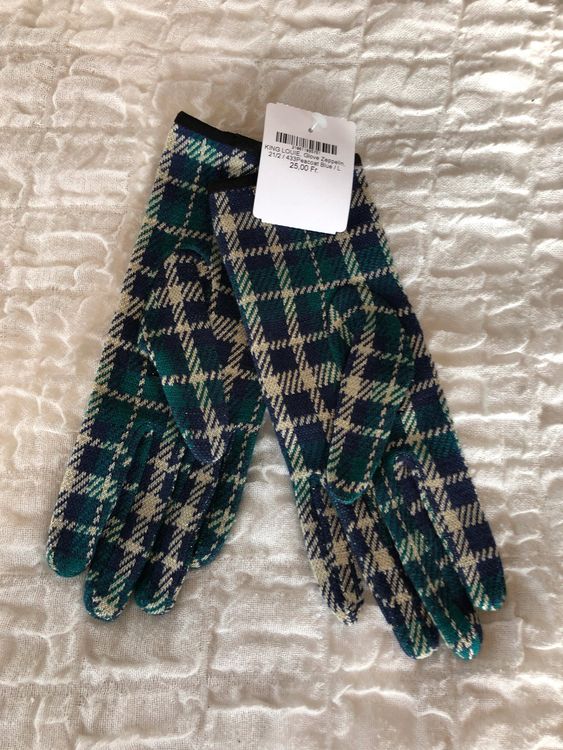 King Louie Damen Handschuhe Africa Glove - Gestrickte Handschuhe Mit Knopfverschluss