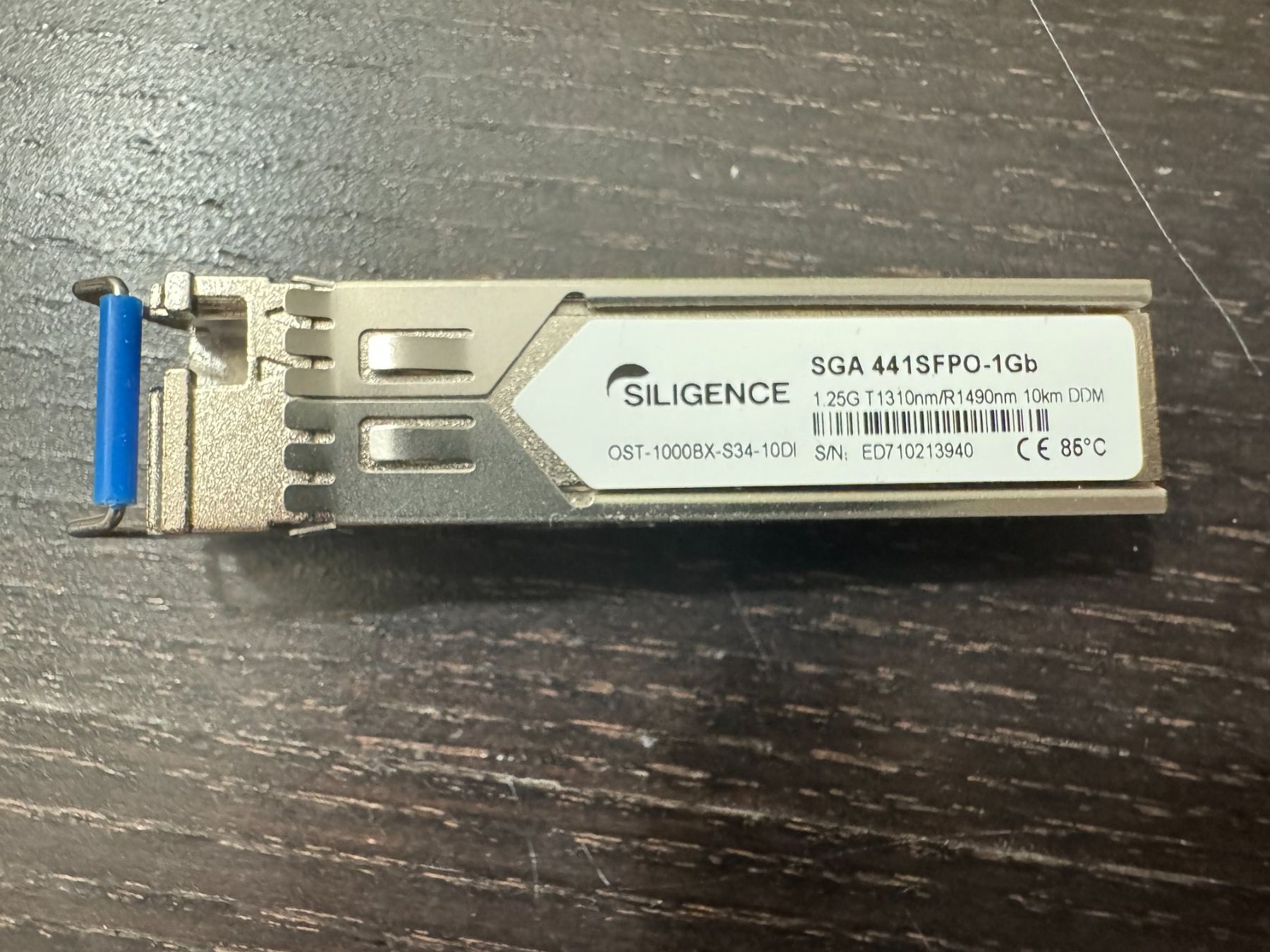 Unità & Adattatore: SFP Modul 1G Glasfaser, Siligence – Usato da Winterthur venduto da YaV