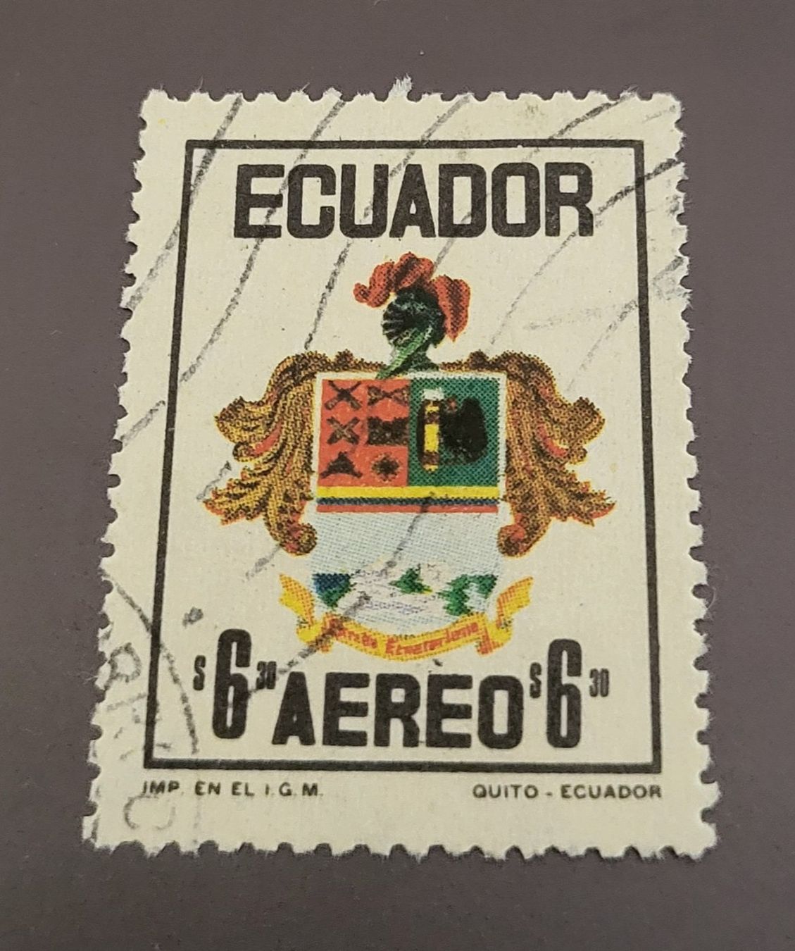 Tous les timbres: Ecuador 1972 Flugpost briefmarke – D'occasion à St Gallen par Stampsalshobby