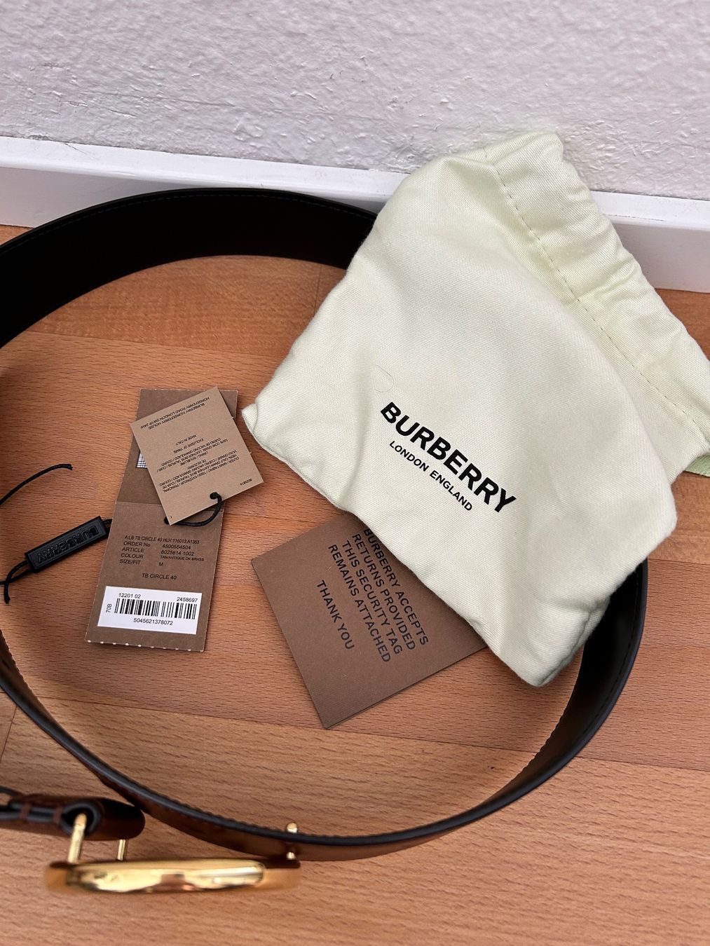 Burberry Ceintures: Burberry Monogram Ledergürtel – D'occasion à Zürich par predisha 8