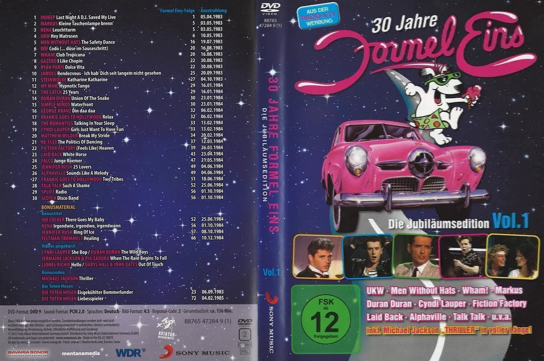 Tutti i DVDs: 30 JAHRE FORMEL EINS / FORMEL 1 / 3 DVD – Usato da Basel venduto da verano1000 2