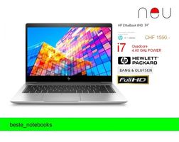 HP Elitebook 840 i7 4.60GHz Quadcore 8GB RAM S6D 256GB NEU