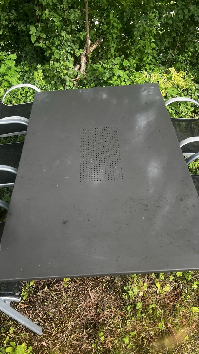 Tischset: Garten-Tisch mit 6 Stühle – Gebraucht aus Trasadingen von Kaffee.mann 1