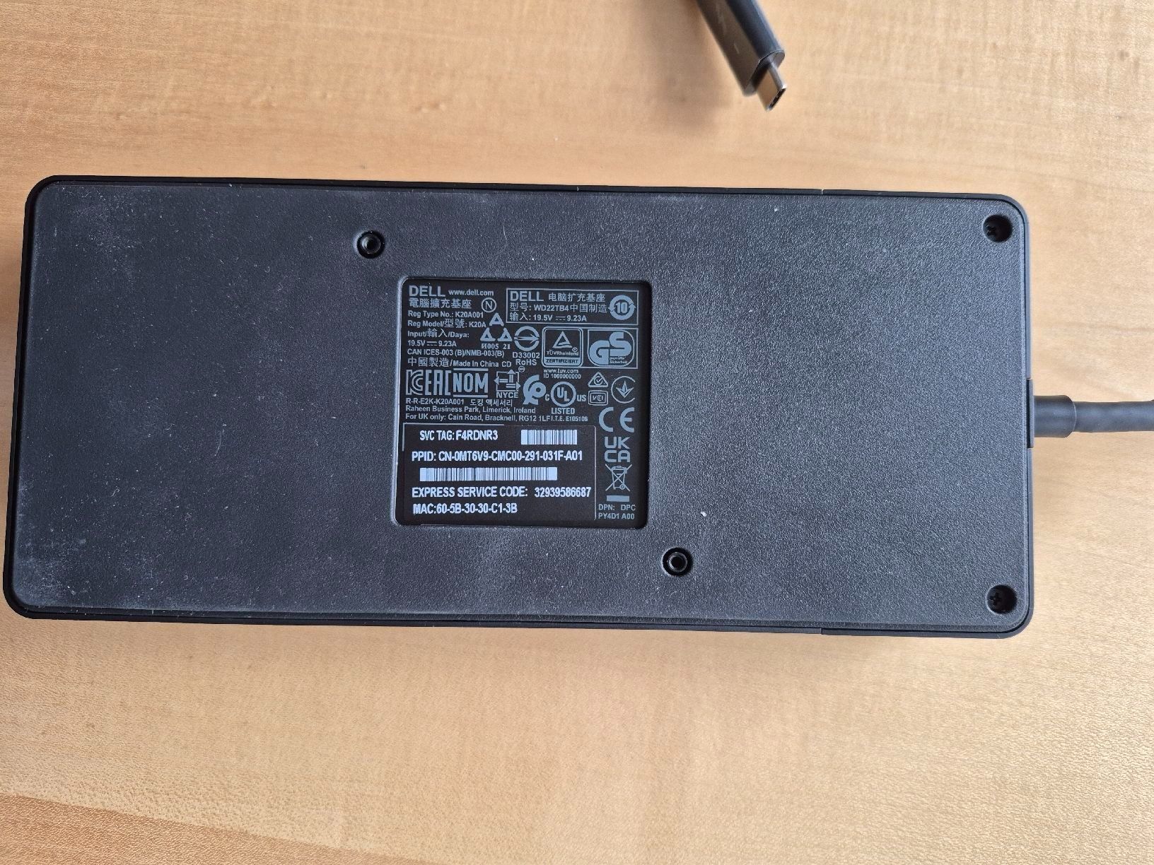 Dell Docking station: Docking-Station Dell WD22TB4 – Usato da St. Margrethen SG venduto da wegGehamstert 4