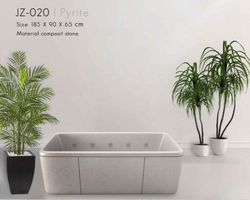 Whirlpool Badewanne Freistehende Bad Wanne Terrazzo Resin
