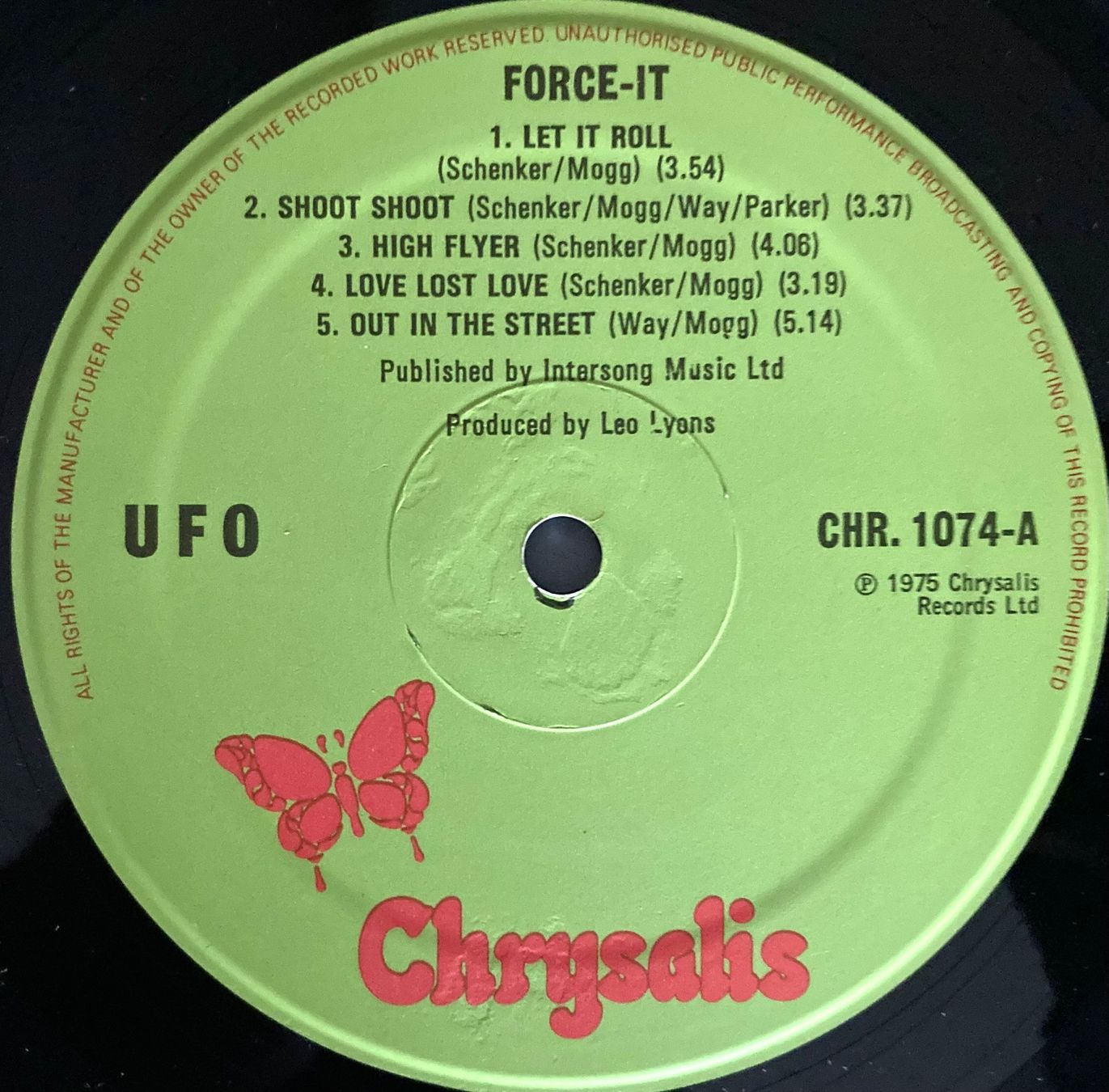 Dischi in vinile: UFO - FORCE IT – Usato da Poliez-Pittet venduto da Newtown-Records 2