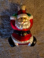 Weihnachtsbaumschmuck süsser Weihnachtsmann, Glas,handbemalt