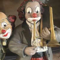 2 Clowns Figuren Set