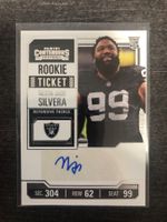 Panini Contenders Nesta Silvera Auckland Raiders Rc Auto