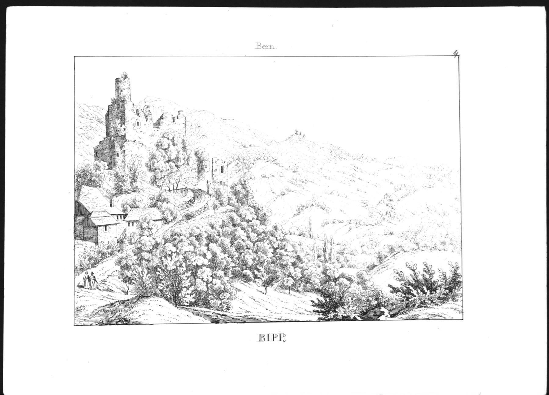 Incisioni: Bipp von Wagner 1840 – Usato da Rafz venduto da Helvet32