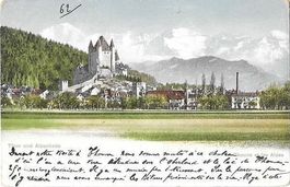 Thun und die Alpenkette