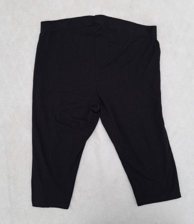 bpc Schwarze 3/4 Leggings Gr. 52/54 bequem & elastisch