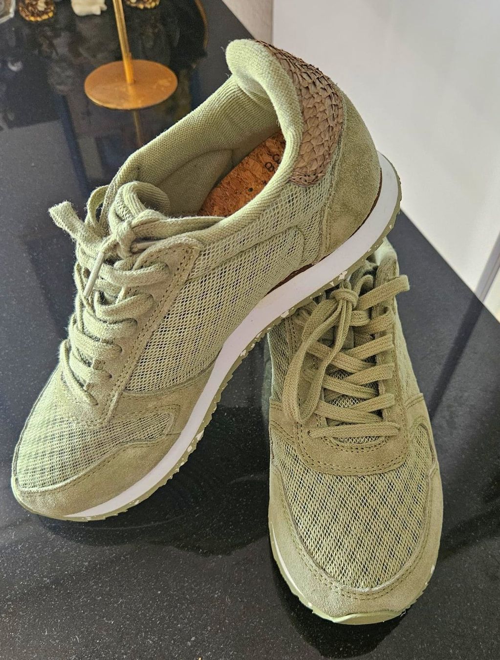 Scarpe da donna: Ydun Suede Mesh II - Dusty Olive – Nuovo (secondo la descrizione) da Schlieren venduto da Mmm234