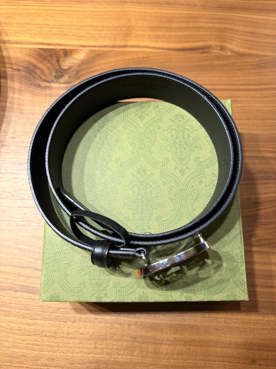 Gucci Gürtel: Gucci Gürtel Interlocking G schwarz Leder Grösse 100 – Gebraucht aus Erlenbach ZH von Berlen 1