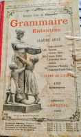 Grammaire enfantine, Claude Augé, ancien livre scolaire 1910