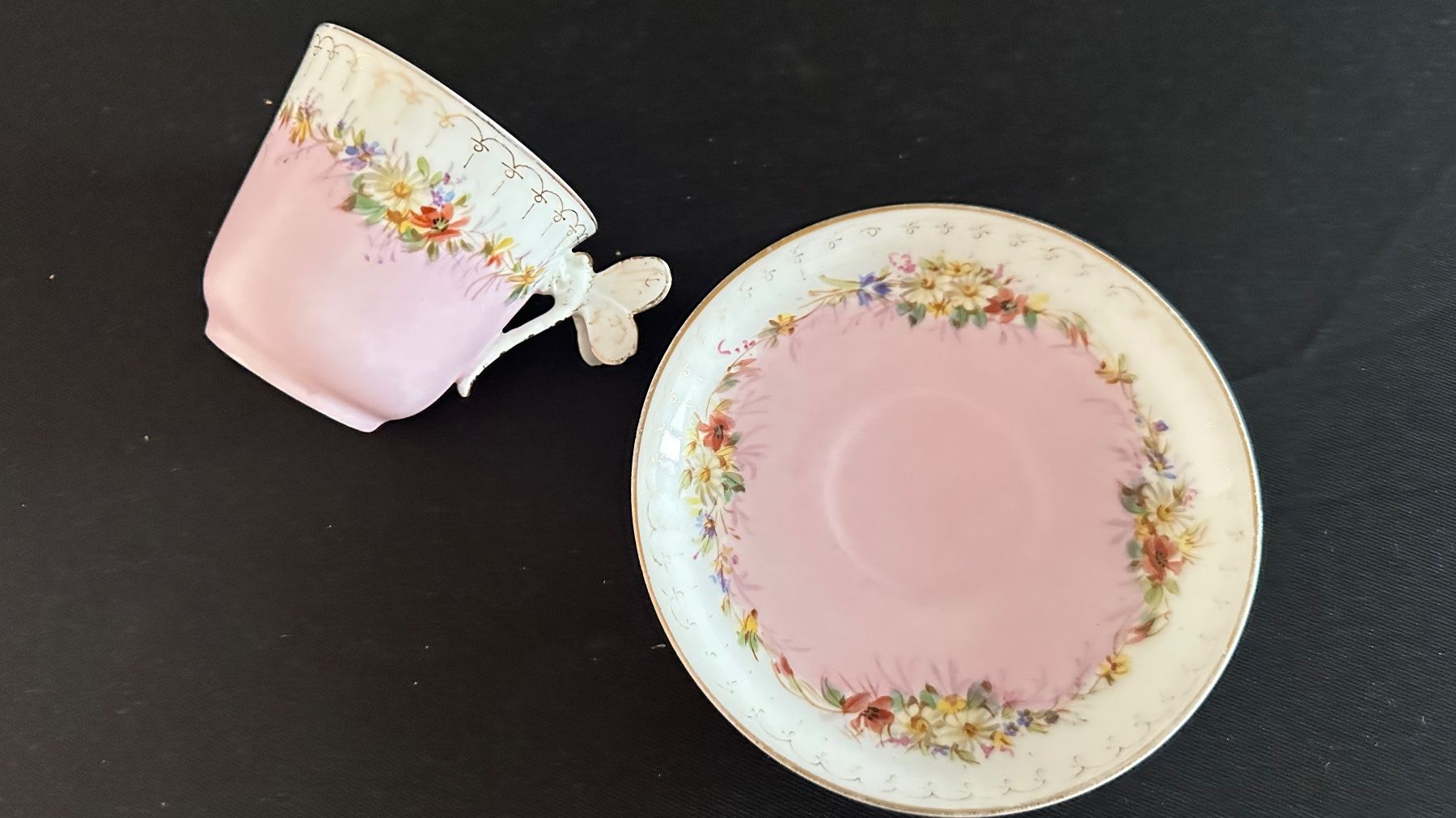 Tazze: Antik England Rare Tasse  mit Unterteller – Usato da Oberglatt ZH venduto da ssch81 2
