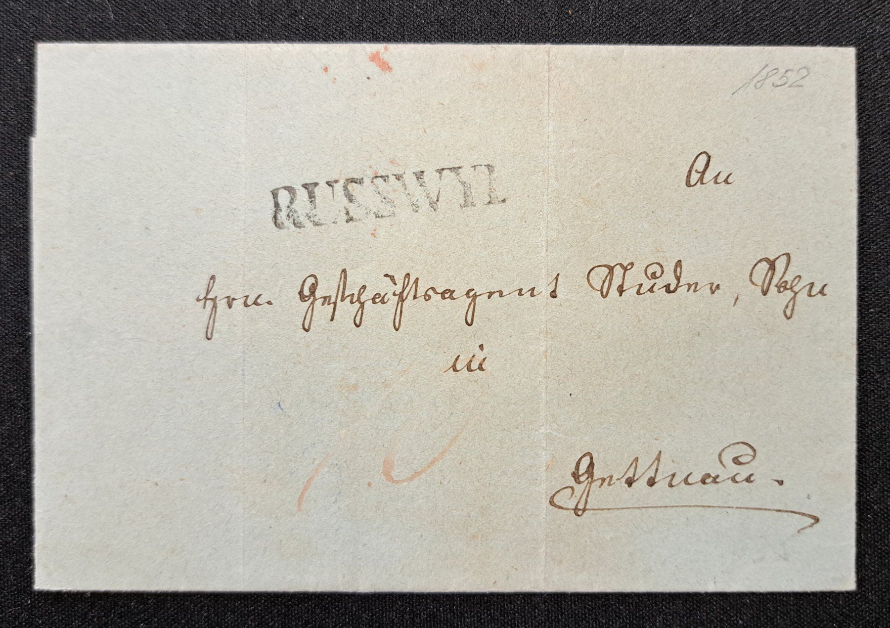 Tutti i francobolli: BOM Russwyl Stabstempel 1852 – Usato da Unterägeri venduto da PhilatelieStudiger
