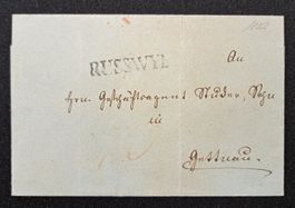 BOM Russwyl Stabstempel 1852