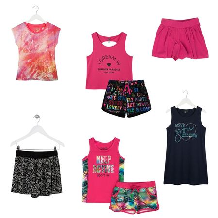 Lot 8 pièces été fille 8 ans LOSAN – neufs avec étiquettes
