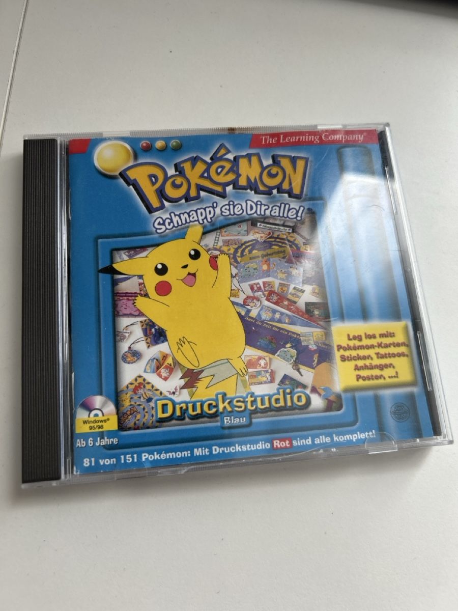 CD: Pokémon Druckstudio Blau Edition – Usato da Bülach venduto da INO_