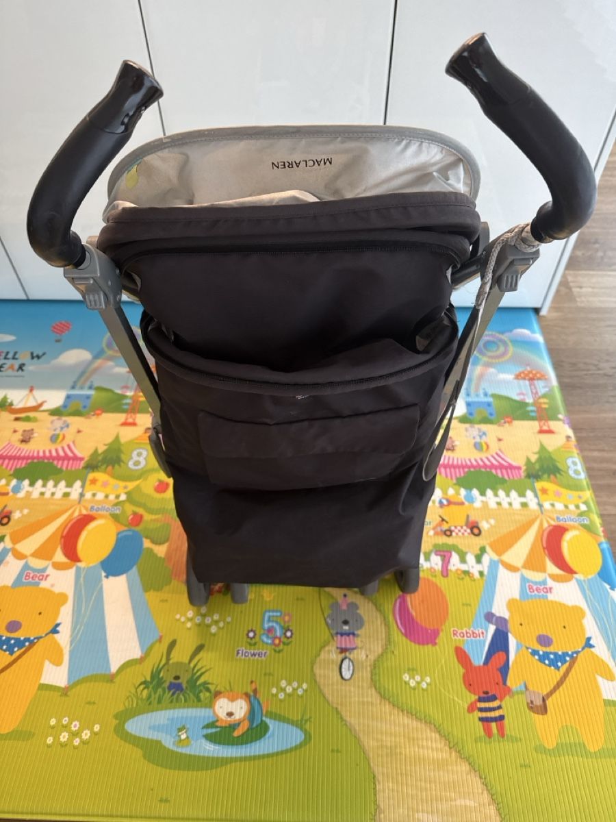 Mclaren Carrozzine: Maclaren Buggy schwarz mit Sitzauflage – Usato da Lupfig venduto da Simee 2