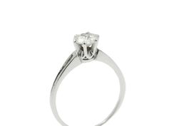 Altschliff Diamant Solitär ca. 1.0ct 18K Weissgold *S3241