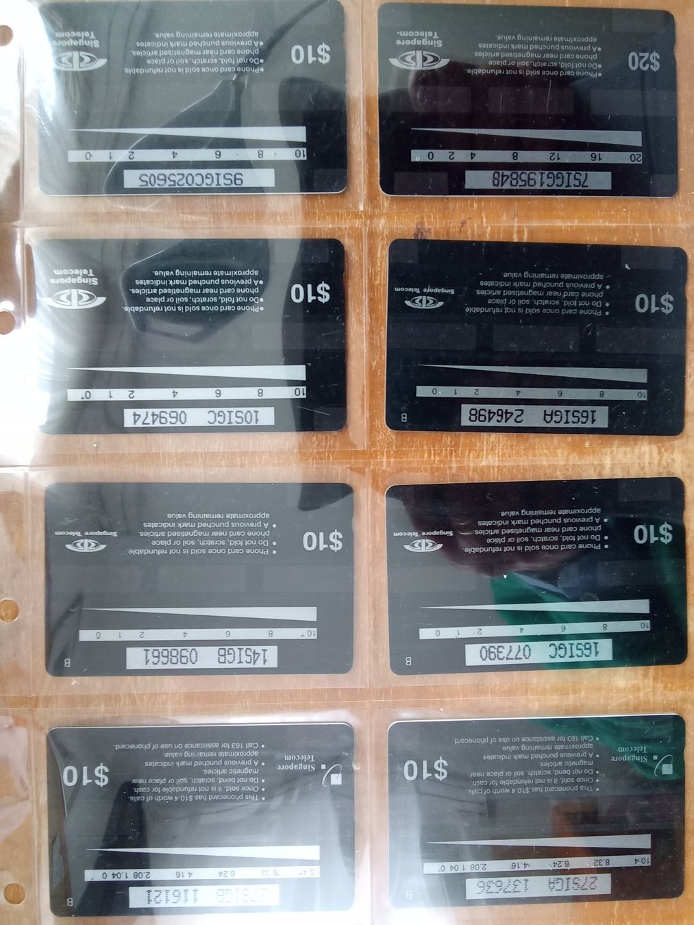 Cartes de téléphone: 8 Telefonkarten Singapur – D'occasion à Zürich par tol_b7c7 1