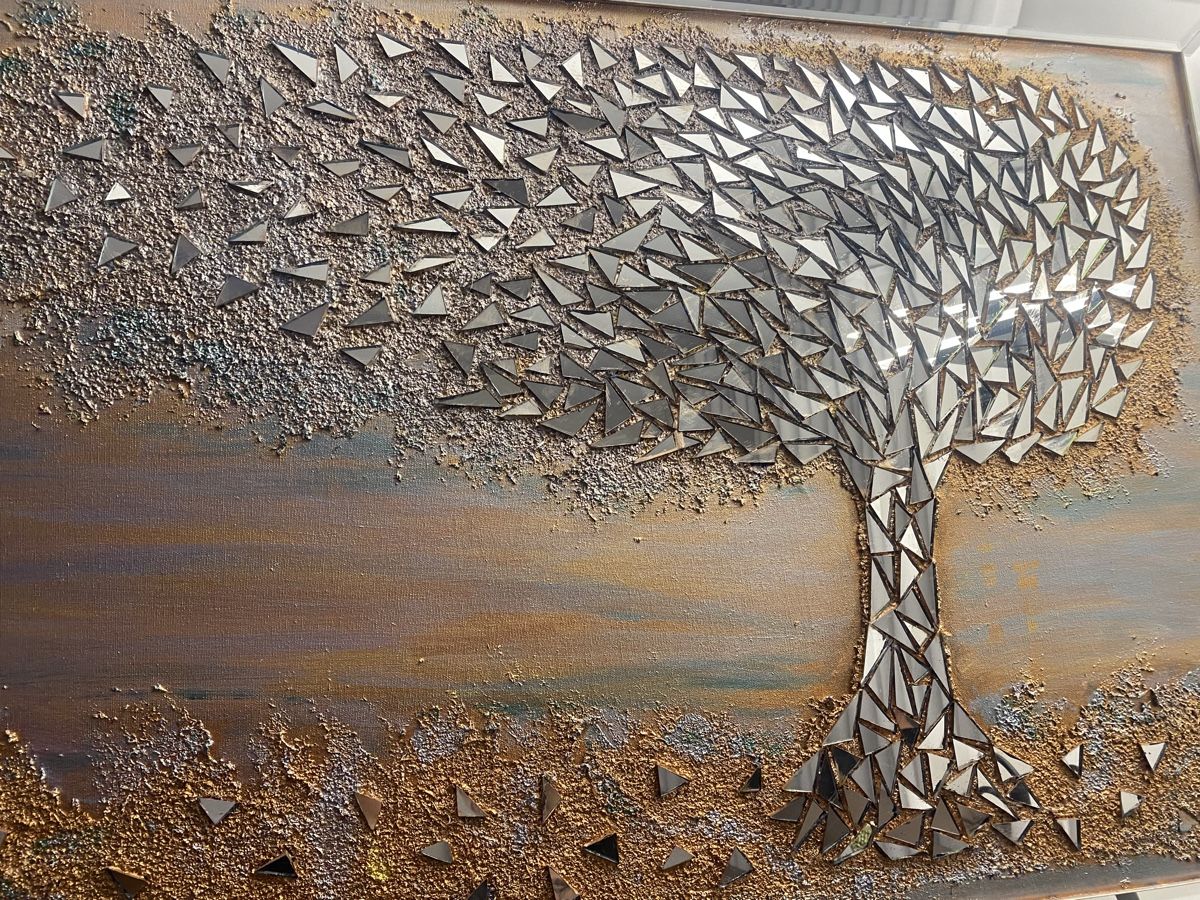 Foto & Immagini: 3D Wandbild mit Spiegelmosaik – Usato da Gebenstorf venduto da lin_2vpx 1