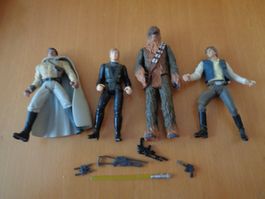 Star Wars Hasbro Han,Lucke.Lando,Chewy