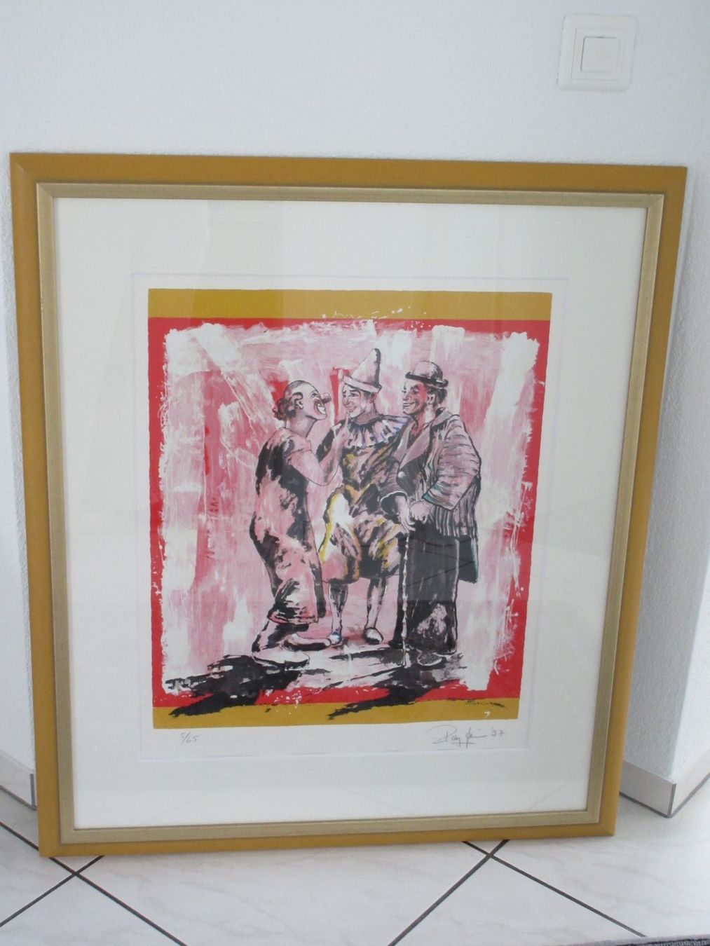 Grafica & Litografie: Rolf Knie ALLE SIND EITEL  hs./hn. 5/65 – Usato da Weinfelden venduto da Kunst2010