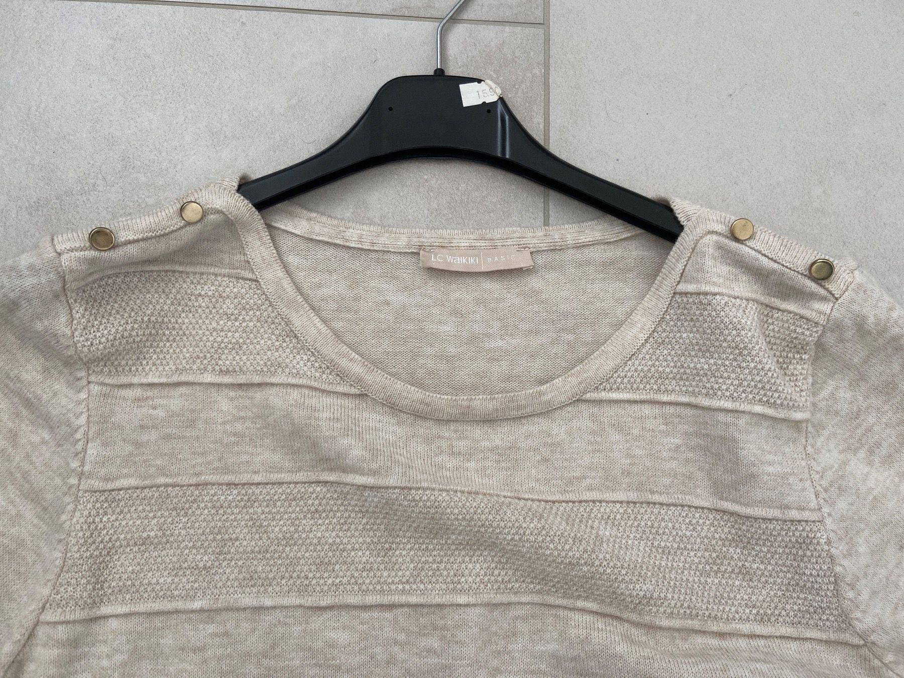 Maglioni & Felpe: Dünner Damen Pullover beige – Usato da Zug venduto da Hehe 1