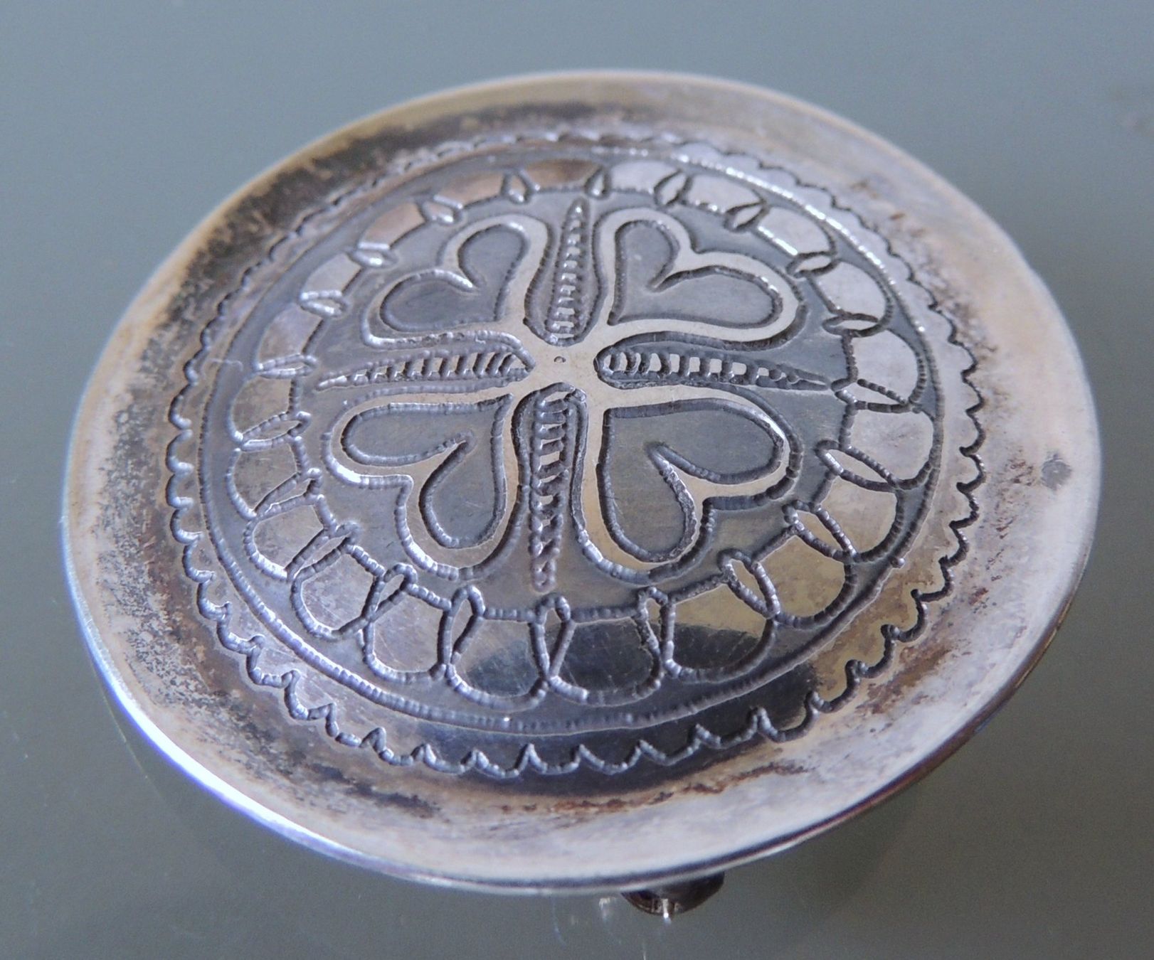 Broches & Aiguilles: Silber 800 Brosche mit Kleeblatt  40 mm – D'occasion à Waldenburg par schaller707 2