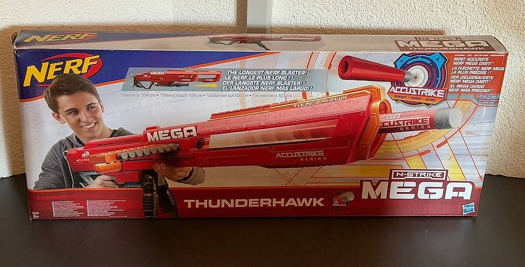 Nerf Giocattoli: Nerf N-Strike Mega Thunderhawk AccuStrike NEU OVP – Usato da Eschen venduto da andinymous