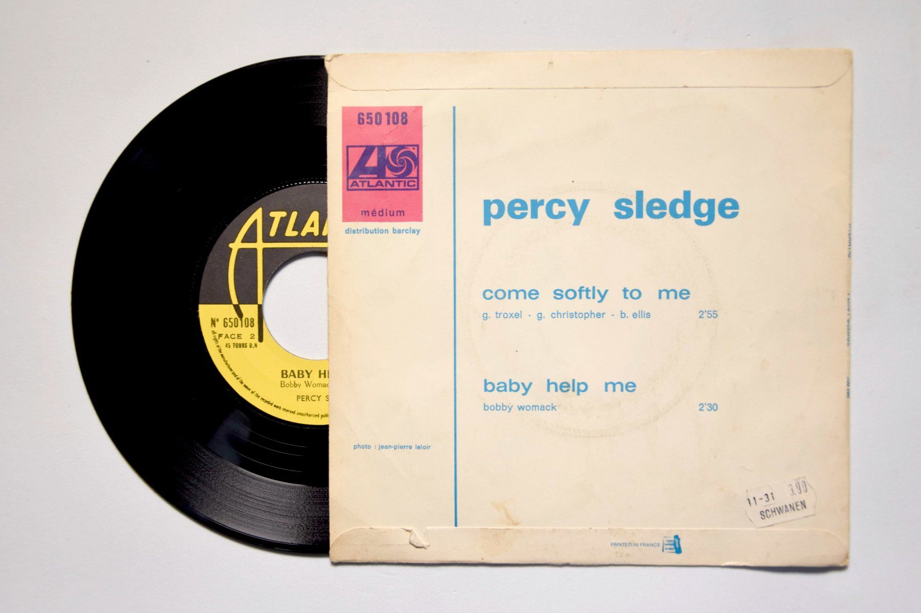 Dischi in vinile: Percy Sledge - Come Softly to Me – Usato da Belmont-sur-Yverdon venduto da ag97 1