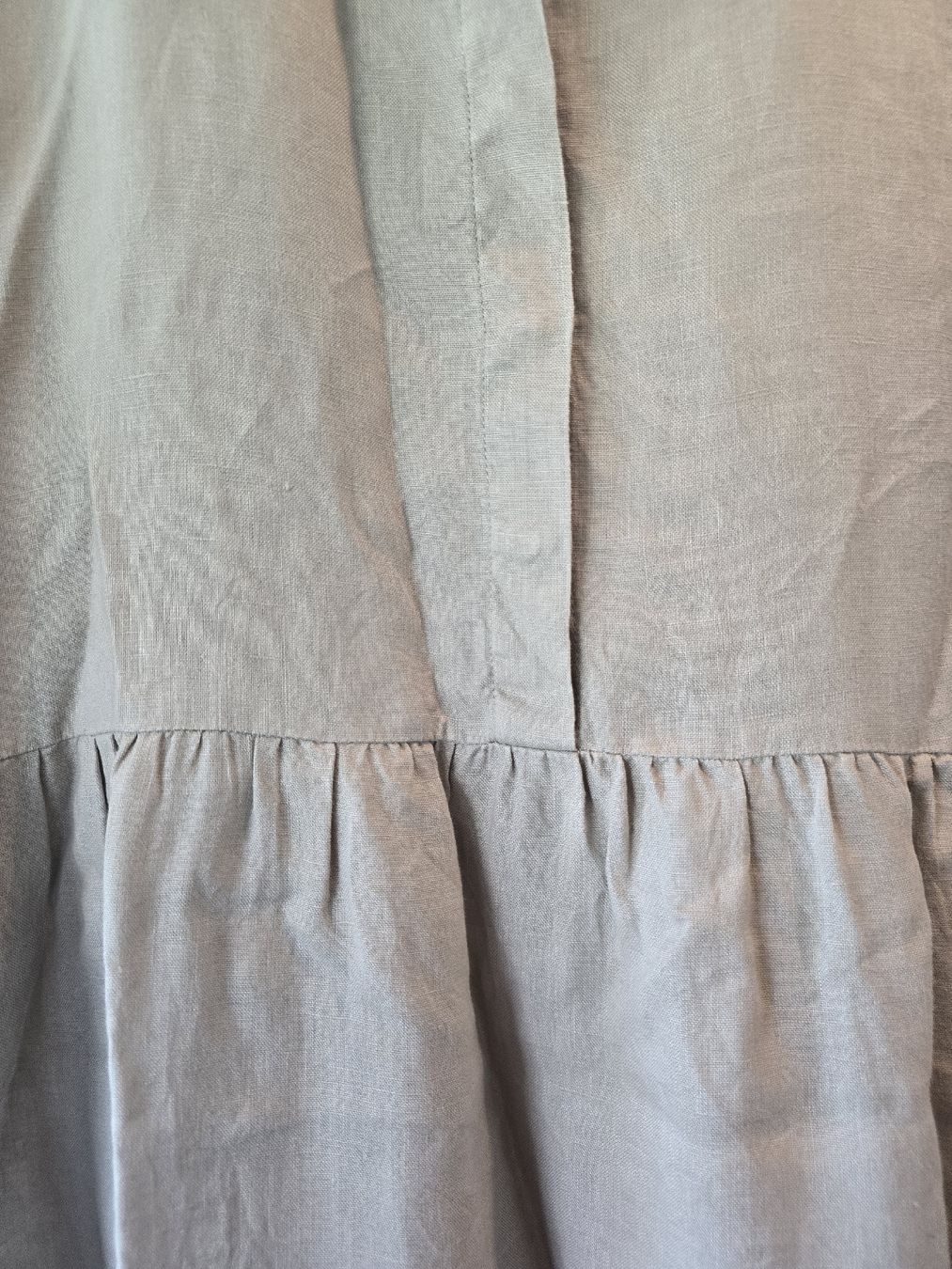 Kleider: Feinleinen-Maxikleid, Grösse: 42, beige – Neu (gemäss Beschreibung) aus St. Gallen von charly92 1