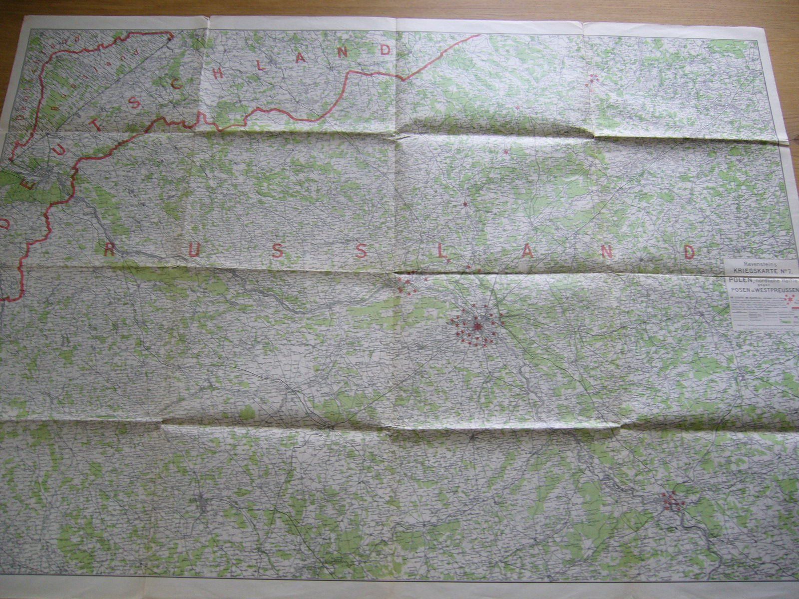 Cartes géographiques & atlas: alte Kriegskarte – D'occasion à Wolhusen par Curver9