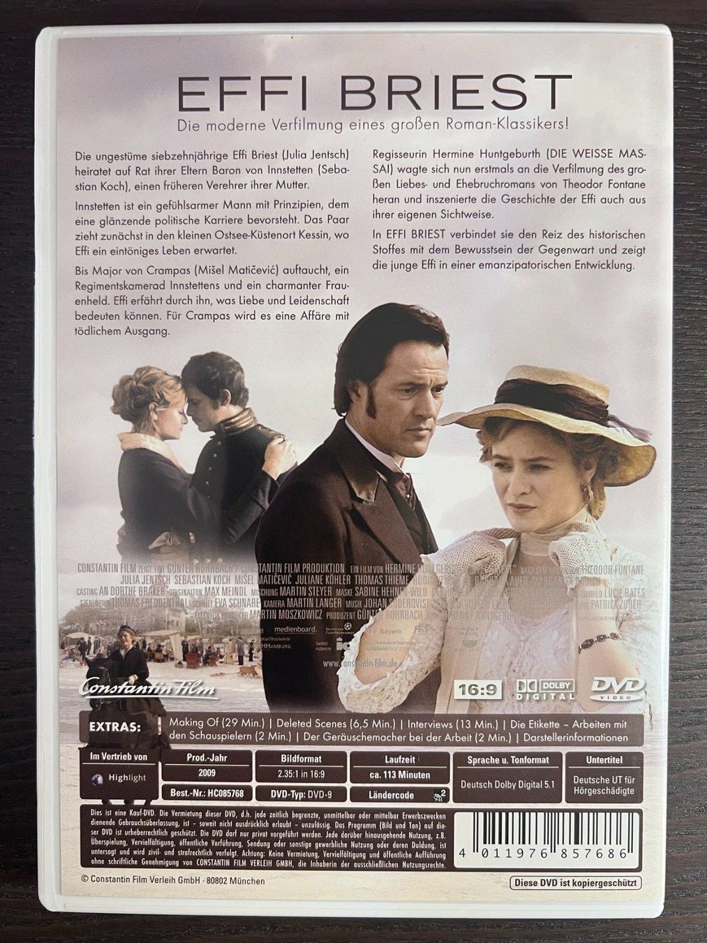 Alle DVDs: Effi Briest – Gebraucht aus Zürich von FilmFreunde 1