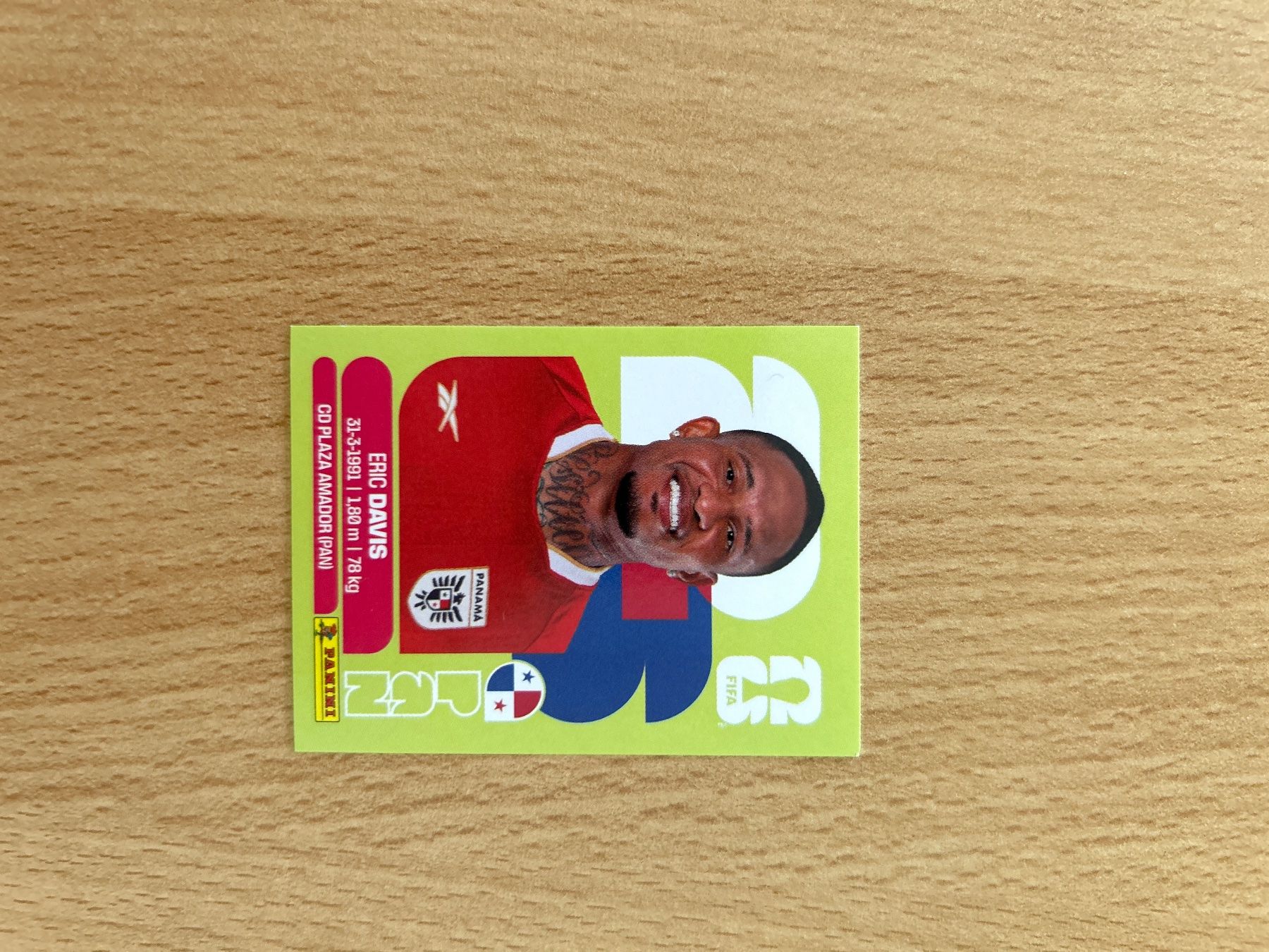 Panini Cartes à collectionner: PAN 7 - Eric Davis - Panini WM 26 – D'occasion à Luzern par edu_f6hx