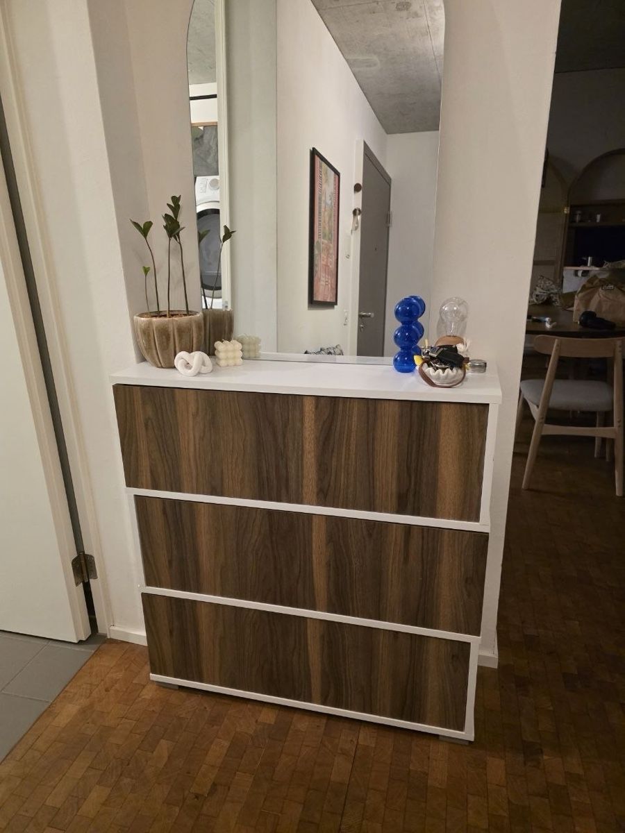 Armadi: Schuhschrank / Holzkommode mit drei Fächern – Usato da Pfäffikon ZH venduto da pea_99cd