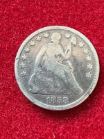 Half Dime 1858 USA - Silber 900/1000