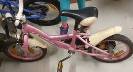 Mädchen Fahrrad rosa