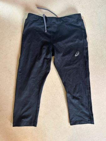 Asics Lauftights, 3/4 Länge, Schwarz, Grösse XS