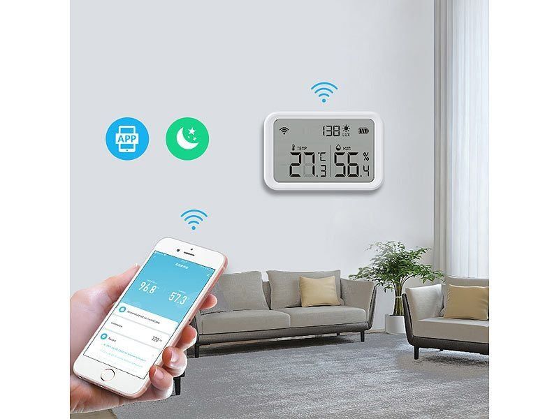 Misurare: 3x WLAN-Sensor für Temperatur, Luftfeuchtigkeit und Helligk. – Nuovo e nell'imballaggio originale da Giubiasco venduto da news-shop 4
