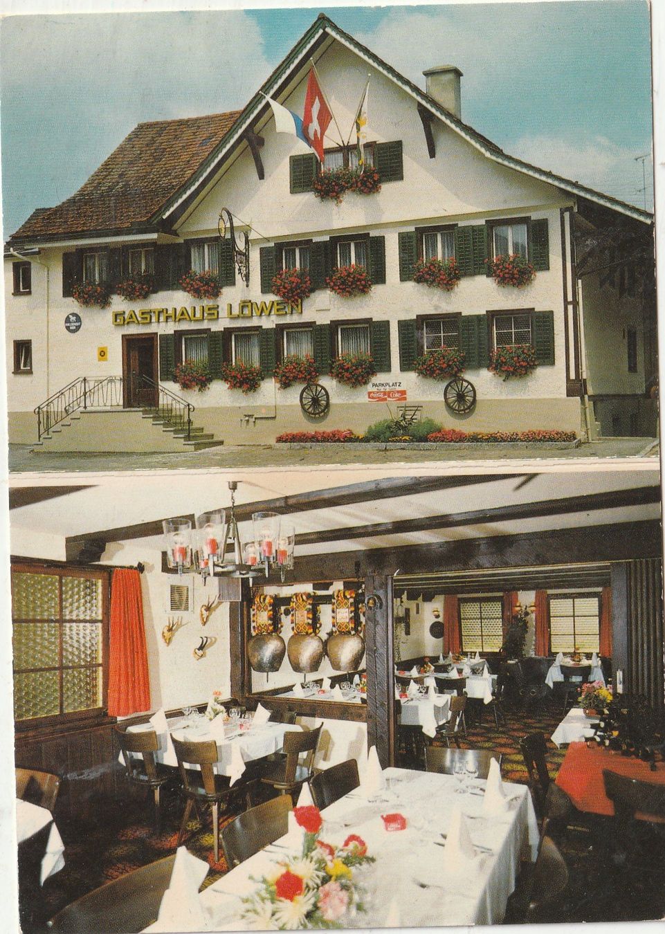 Ansichtskarten: Gasthaus Löwen  Balterswil  FG – Gebraucht aus Lumbrein von made02