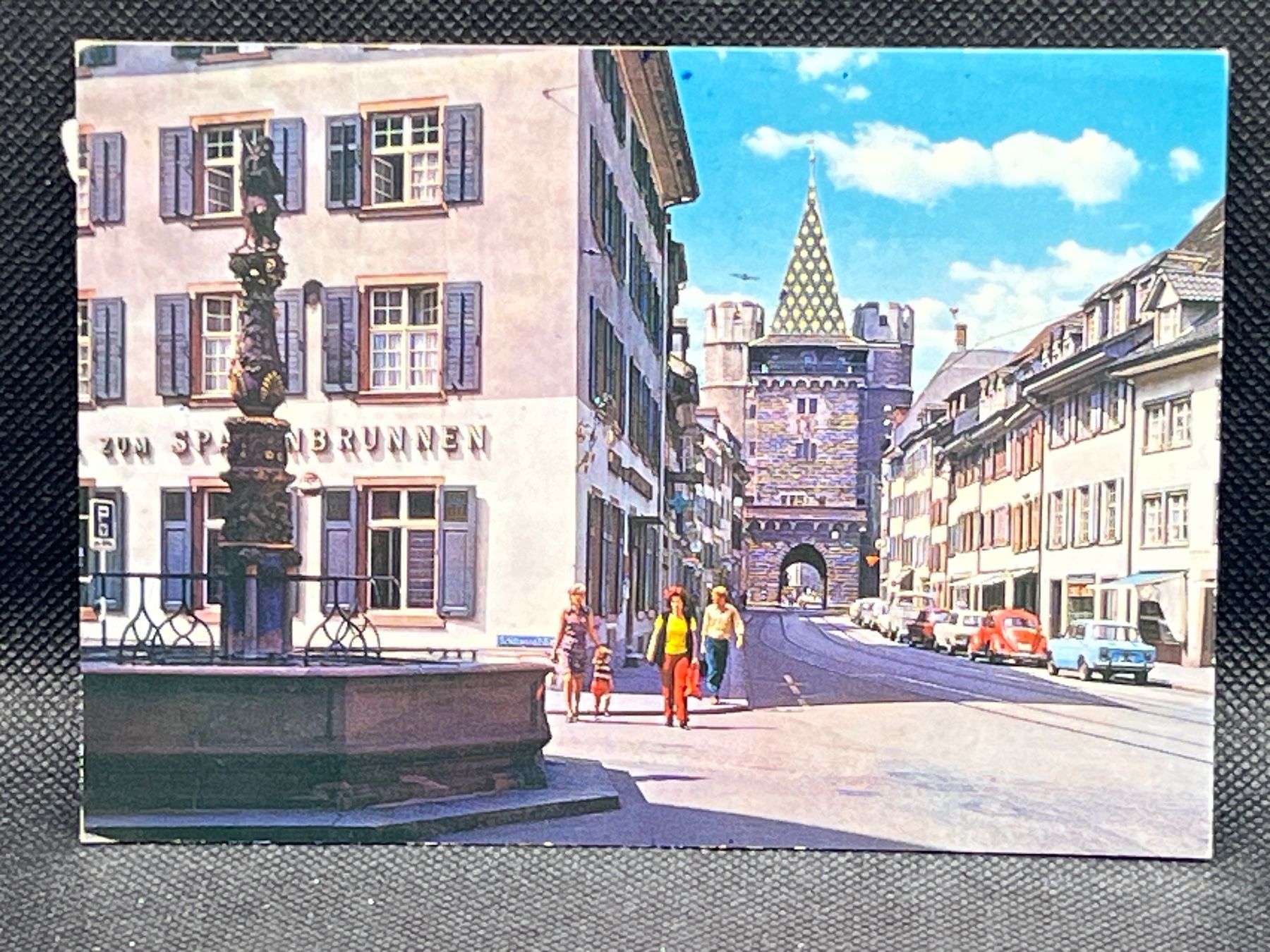 Cartoline postali: Basel / Bâle: Spalenvorstadt und Spalentor – Usato da Widnau venduto da Brusi9